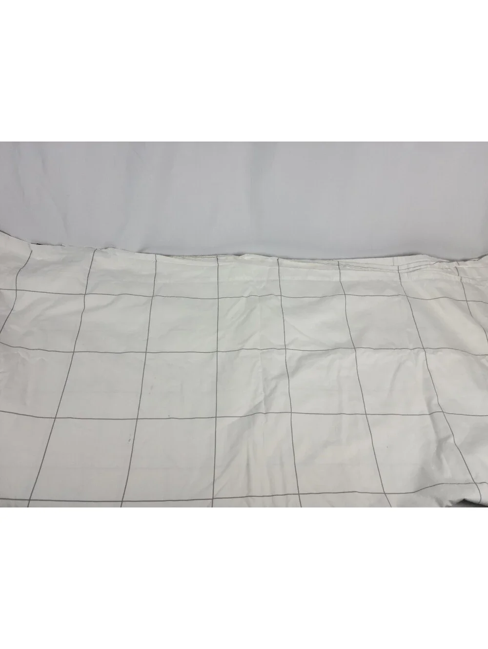 Brooklinen Checkered Flat Sheet King 100% Egyptian Cotton